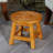 Carved Wooden Step Stool, Floral-658609289