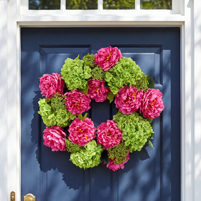 Addison 24" Peony Wreath