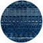 Tapis bleu marine à motif géométrique Cobos-1363941541