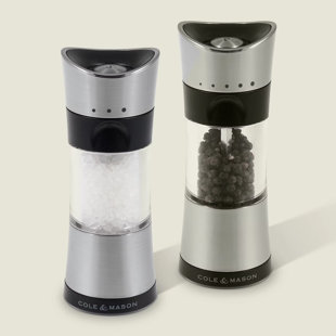 Horsham Chrome Salt & Pepper Mill Set 154mm - Silver