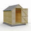5 ft. W x 7 ft. D Overlap Apex Wooden Shed-1111874943