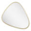 Miroir de salle de bain asymétrique à cadre 30-3 / 4 "x 33-1 / 4" Platt-99304659