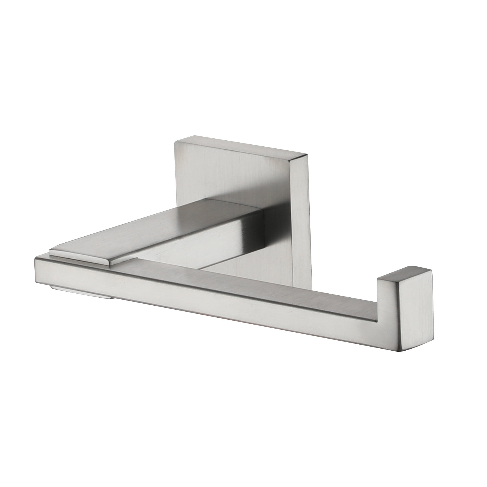 FORIOUS Recessed Toilet Paper Holder Brushed Nickel, Brushed Nickel Toilet  Paper Holder Wall Mount Includes Rear Mounting Bracket, Stainless Steel