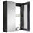 Saray Surface Mount Framed 2 Door Medicine Cabinet-563134670