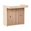 Changing Table Dresser DELISLE Light Brown