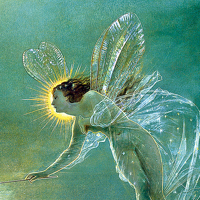 Spirit Of The Night Fairy, 1879 Print by John Atkinson Grimshaw, 47.5" H x 47.5" W