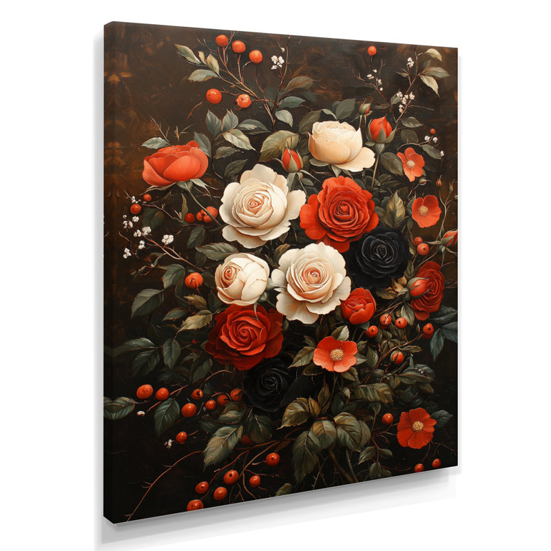 Chambliss - impressions murales florales, Toile tendue, Ne s’applique pas, H 32 po x l 24 po