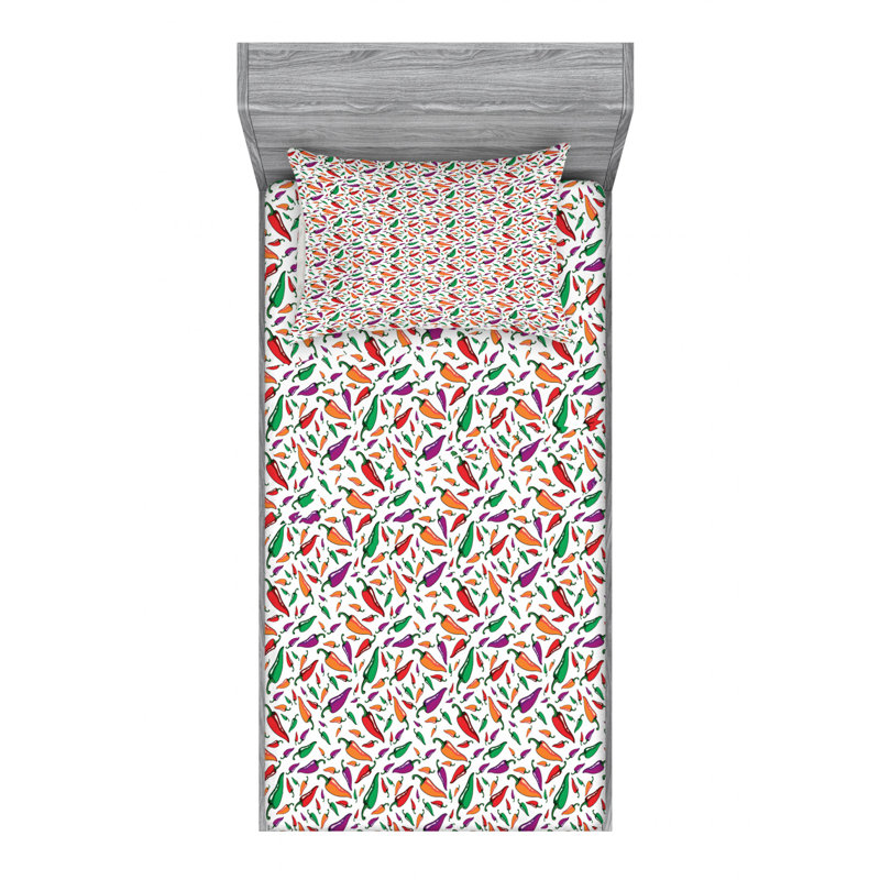Microfiber Sheet Set, Twin XL Sheet Set with Fitted Sheet