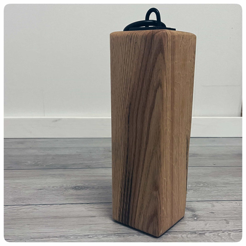 Shayaan Wood Weighted Floor Stop