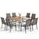 Sutiya 8 - Person Metal Patio Dining Set with Square Table