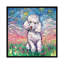 Reproduction d’art, "White Poodle Night" par aja Trèves-53780121-53780124-53780136