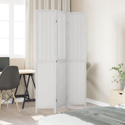 Gabilan 110cm W 3 - Panel Solid Wood Accent Room Divider