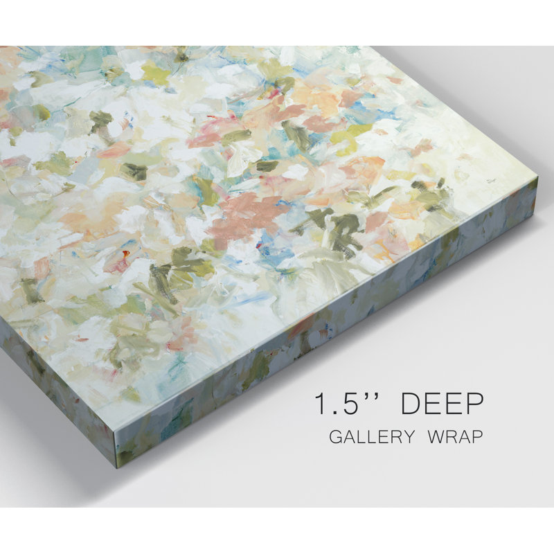 FLORAL BLUSH - Imprimé, H 10 po x l 10 po x P 1,5 po