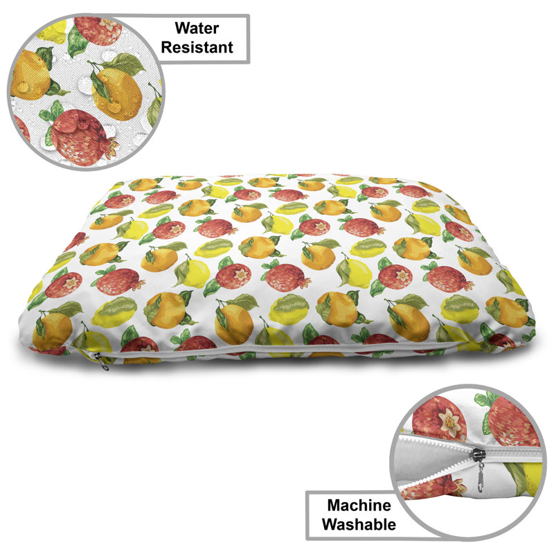 Multicolore, lit pour animal de compagnie Ambesonne Fruit