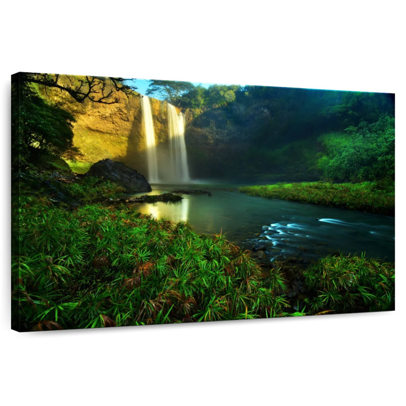 Alvord Wailua Falls, 8" H x 12" W