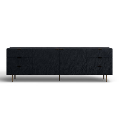 Wesson 79.5" Wide 6 Drawer Sideboard