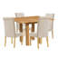 4 - Person Solid Oak Dining Set