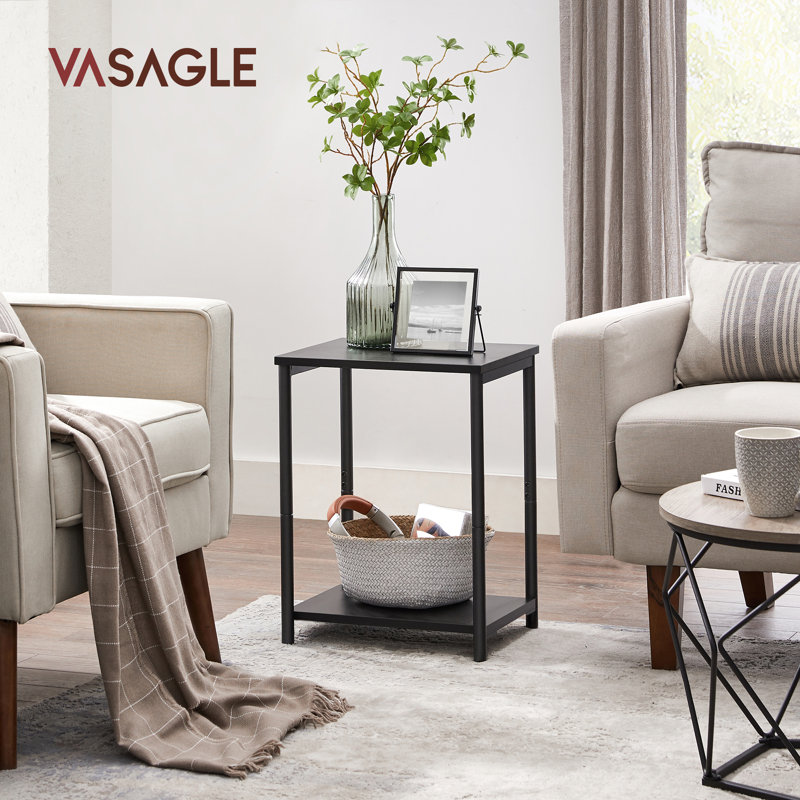 Aleesa Side Table Set, Black