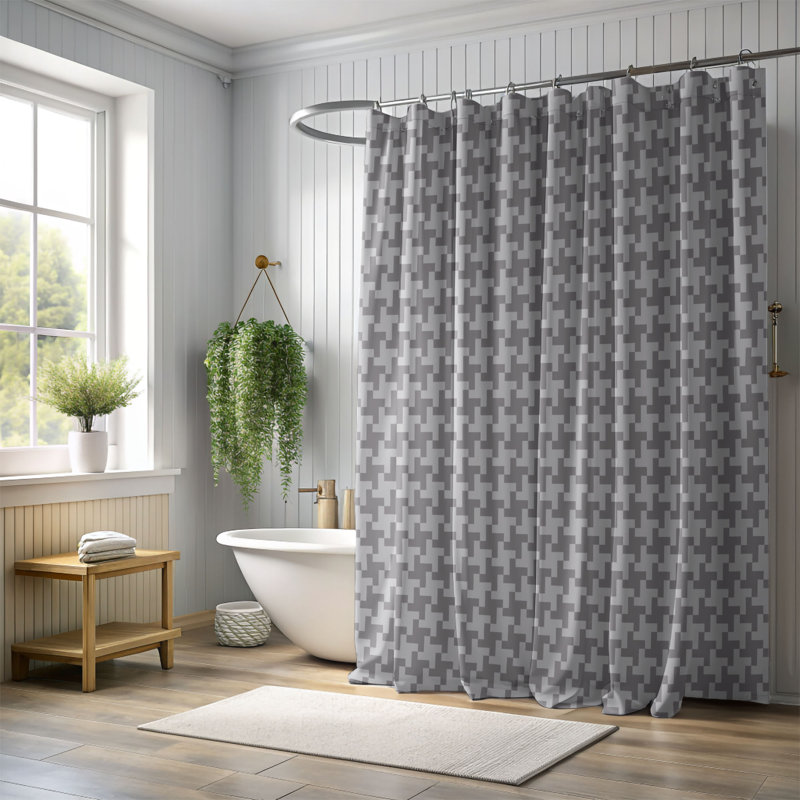 Rideau de douche Neutral Elegance - Premium, H 74 po x l 71 po