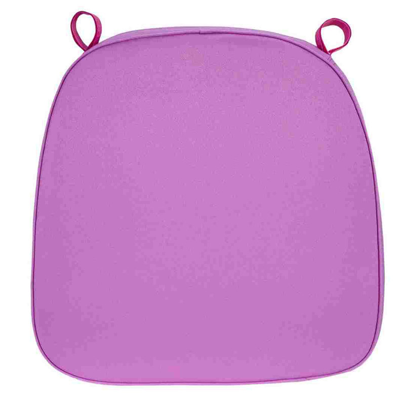 2" Thick Chiavari Chair Pad with hook & loop fastener Straps by Chivari, Light Purple