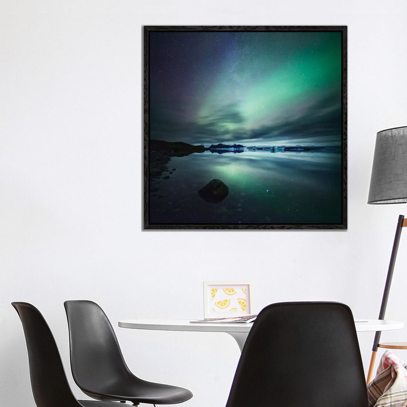 Matteo Colombo - Print on Canvas, 93.98 cm H x 93.98 cm W, Black Floater Framed