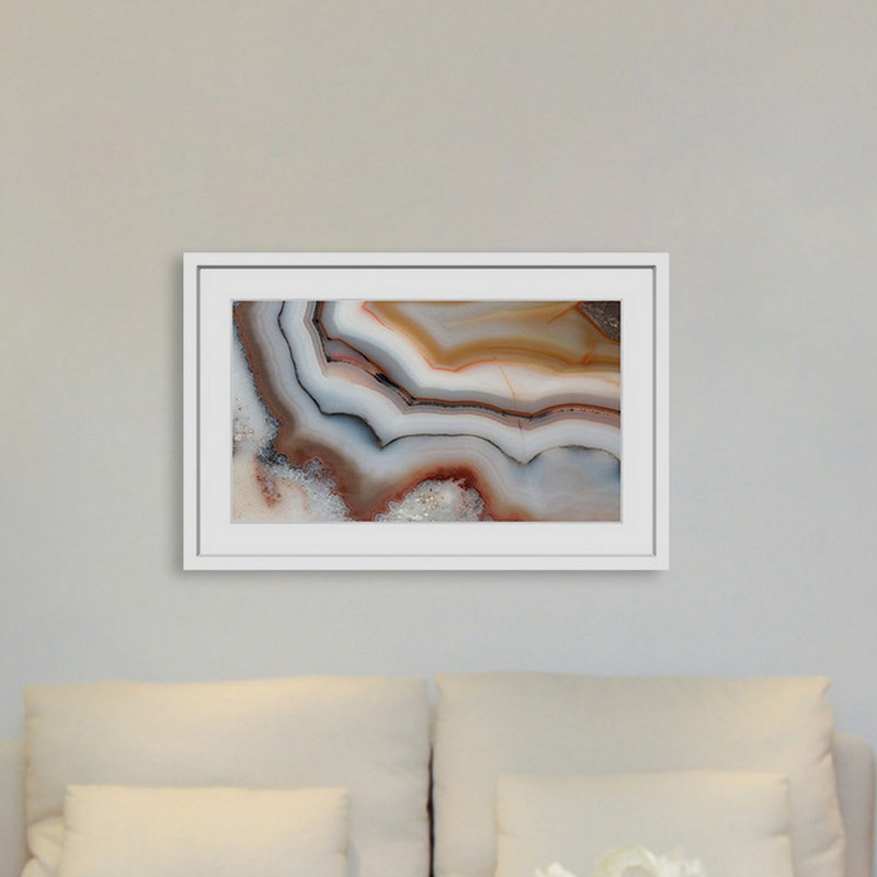 Morganite - cadre photo, impression sur papier, H 24 po x l 36 po x P 1,5 po