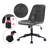 Keavey 23" Wide Leather Mid Back Mid-Century Modern Office Chair -101644277-101644284