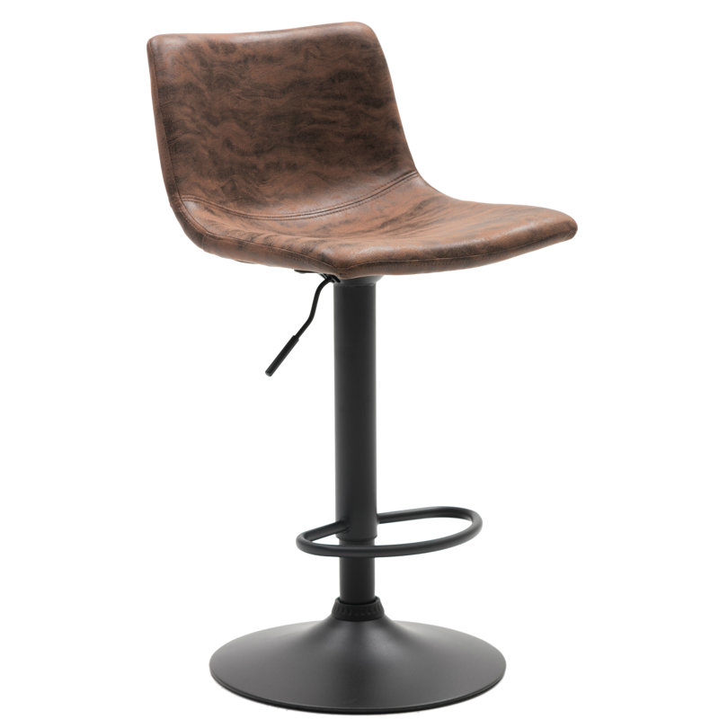 Kaydra Swivel Upholstered Adjustable Height Counter Stool