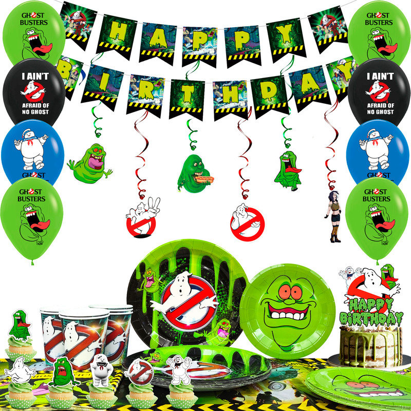 Ghostbusters Birthday Party Supplies Kit - 87pcs