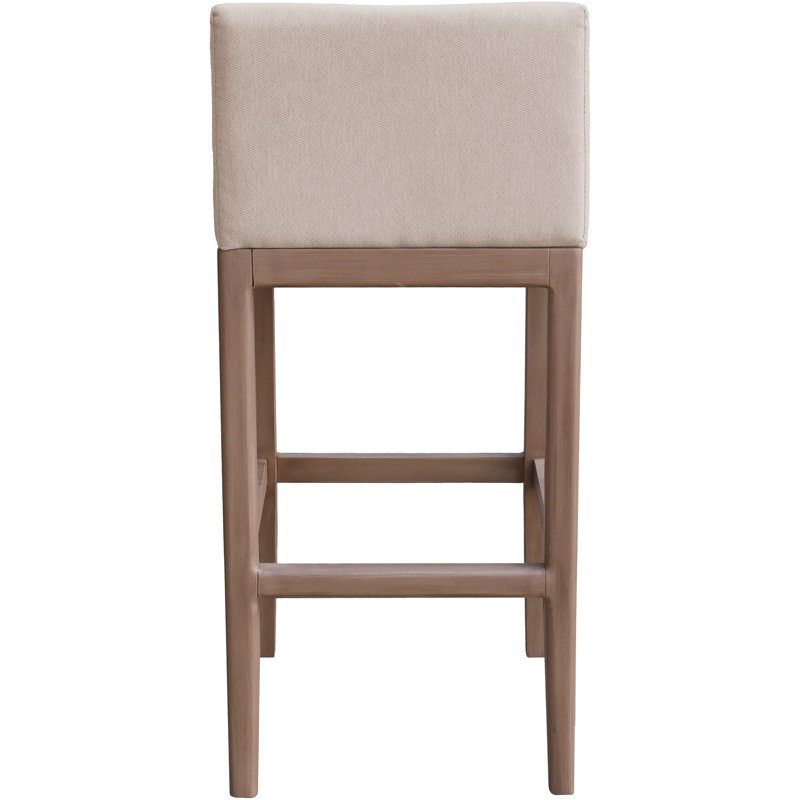 Tabouret de bar d'extérieur Nery, Beige