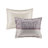 7 Piece Jacquard Comforter Set Purple