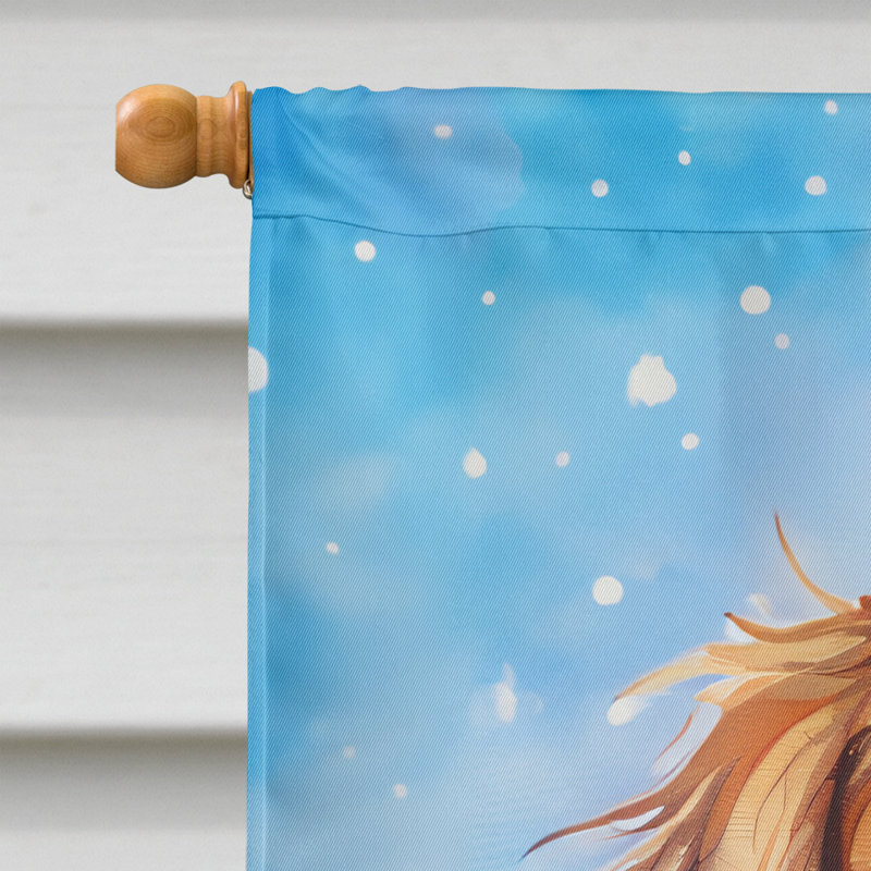 Double Sided Polyester Christmas, 40'' H x 28'' W