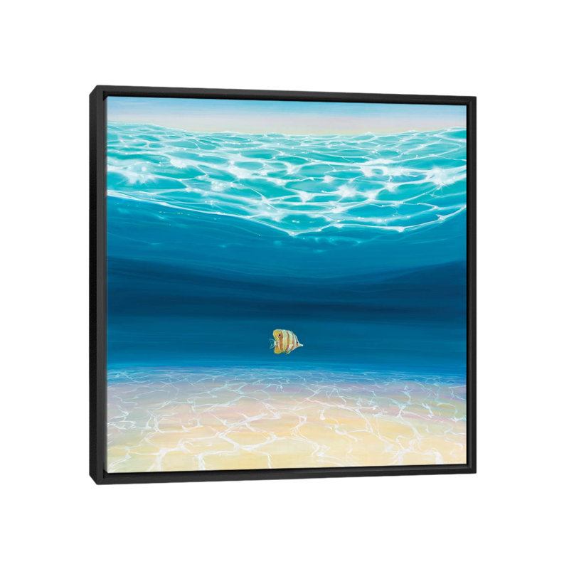 Recommencer, H 18 po x l 18 po x P 1,5 po, Toile encadrée noire, Pas de tapis