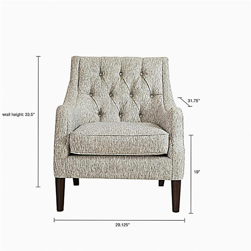 Button Tufted Accent Chair