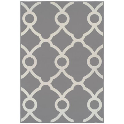 Tapis gris intérieur/extérieur