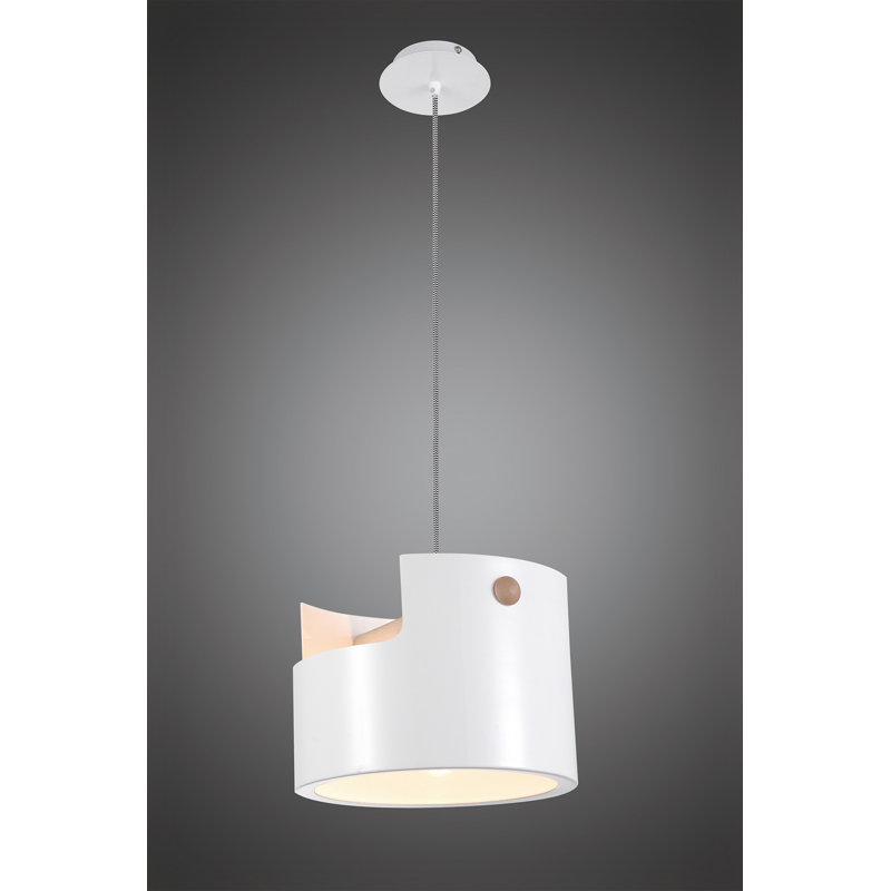 Justin 1 - Light White Unique/Statement Pendant, 150cm H x 30cm W x 30cm D
