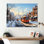 Toronto City In Winter I - City Toronto, art mural en métal MT136483