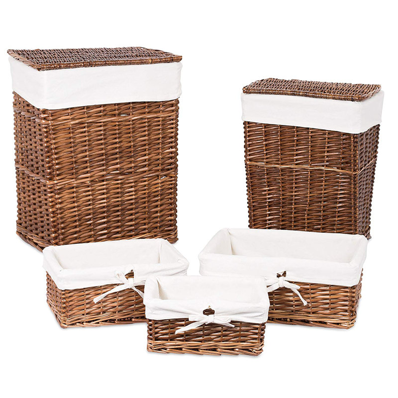 Ensemble de paniers à mèche 5 pièces décoratives