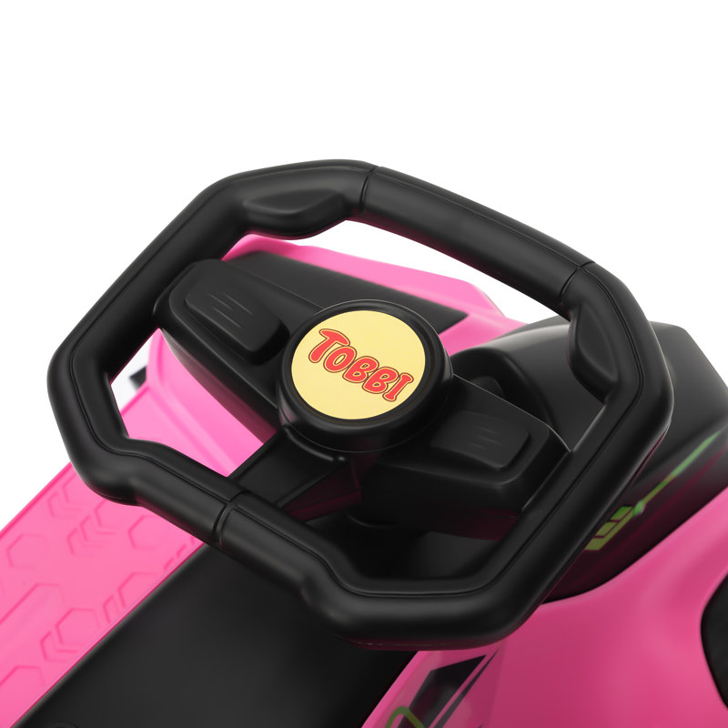 TOBBI_TOYS 12 Volt 1 Seater All-Terrain Vehicles Battery Powered Ride On, Pink