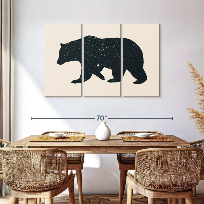 Bar Bear, 36" H x 57" W