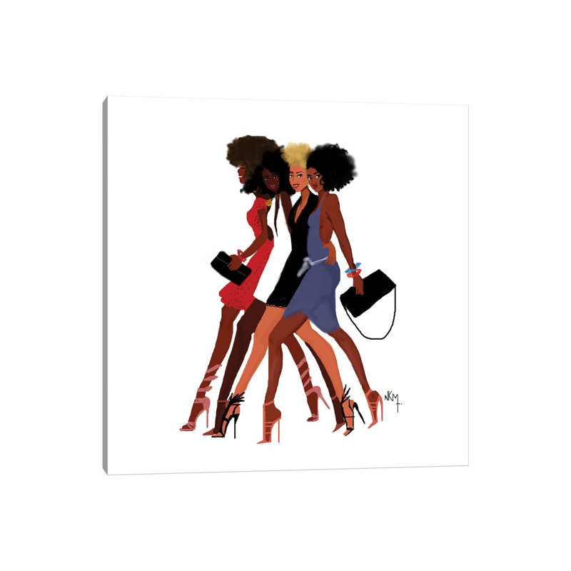 4 Us 1 Piece Wall Art on Canvas, 45.72 cm H x 45.72 cm W x 1.91 cm D, Wrapped Canvas