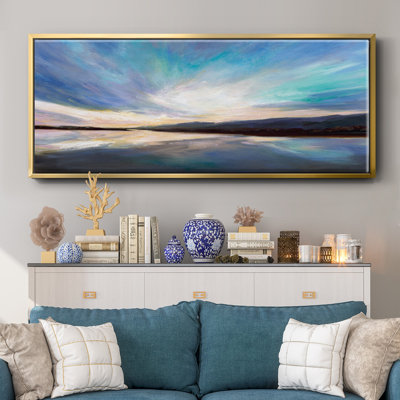Salt Flats I- Framed Canvas