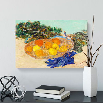 Oranges And Lemons by Vincent Van Gogh - Wrapped Canvas