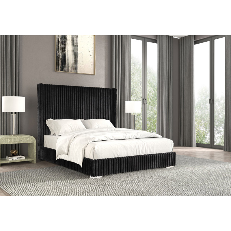 Tissu de chambre à coucher 1 pièce, Noir, Très grand