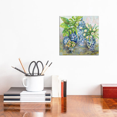 Spring Ginger 1 Piece Wrapped Canvas Wall Art