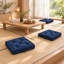 Coussin de sol surdimensionné en chenille capitonnée, fabriqué à la main, avec poignée latérale-134914849-134914852