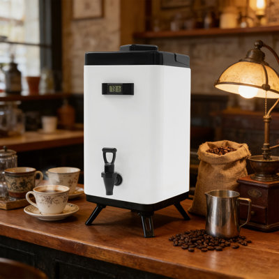 Distributeur de boissons isothermes de 12 L avec robinet pour thé, café et jus.