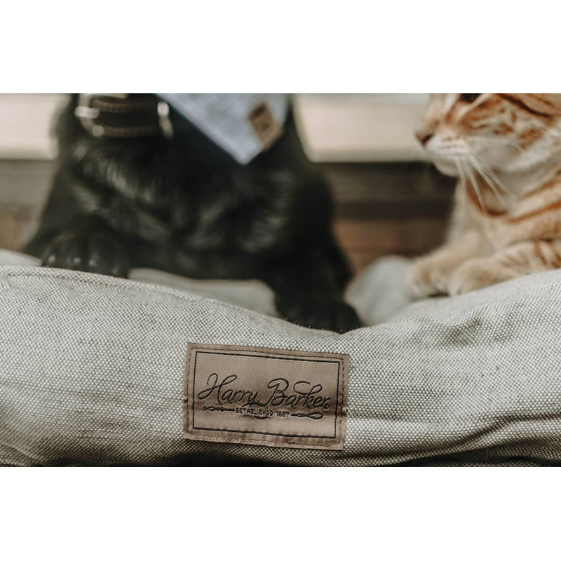 Lit pour chien Tweed, Gris, Moyen (H 5 po x l 36 po x P 29 po)