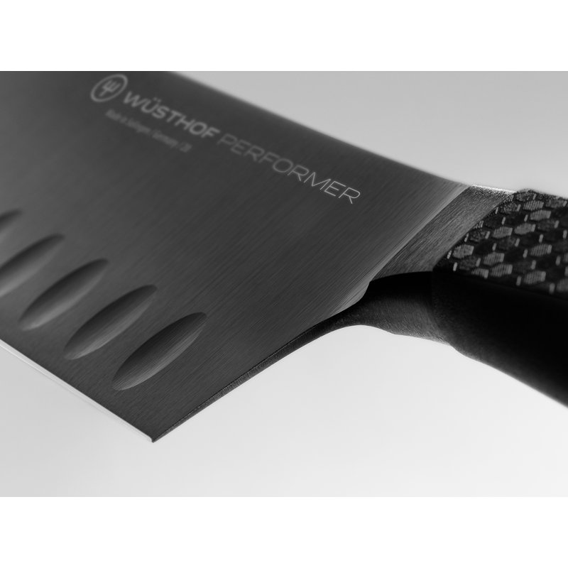Performer 6.69" Hollow Edge Santoku Knife