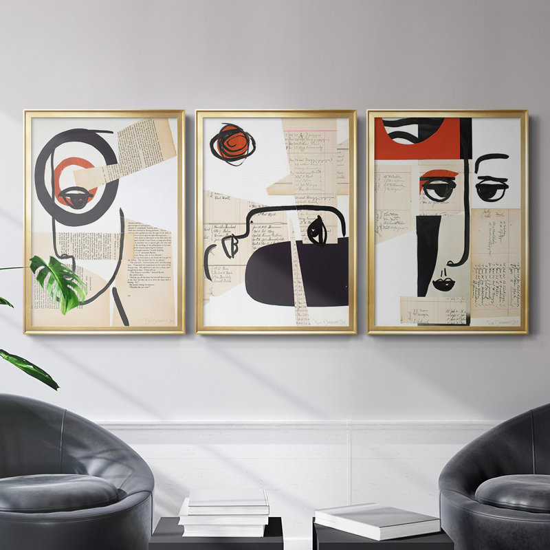 «Face of a Century I», toile encadrée de qualité supérieure - prête à être accrochée, H 42,5 po x l 61 po x P 2,5 po